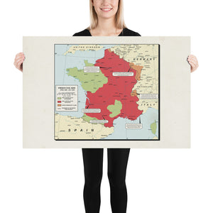 Ruskie Business Maps - The French Syndicalist Revolution - Poster