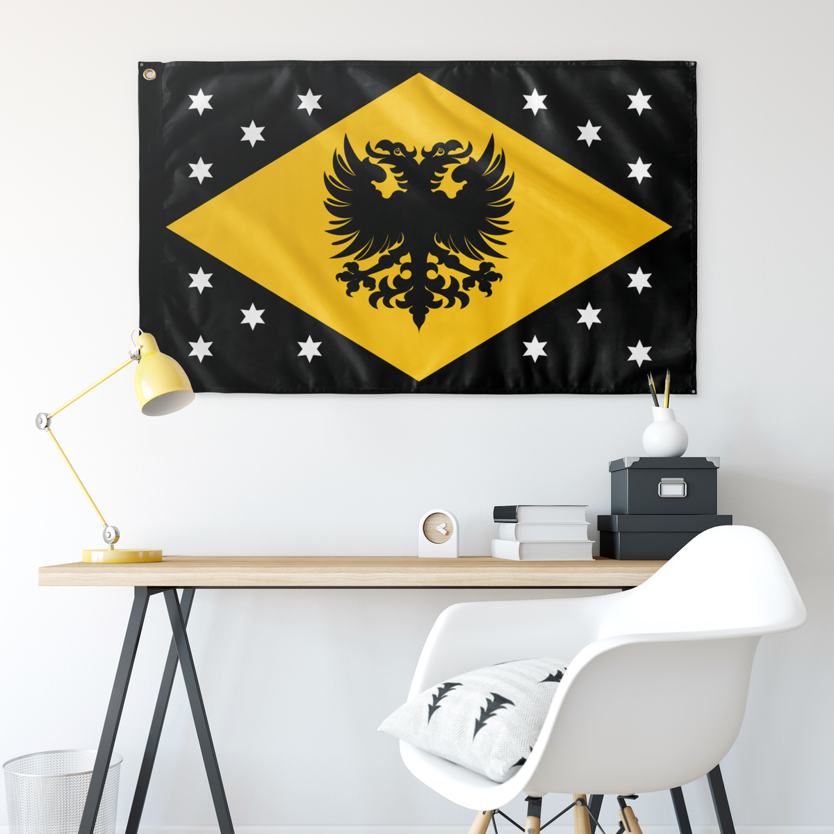 Danubian Federation Flag (Single-Sided) – Kaiser Cat Cinema Webshop