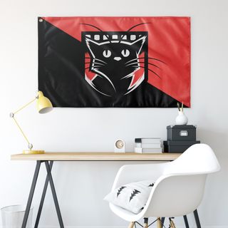 Kaiser Cat Syndicate Flag (Single-Sided)