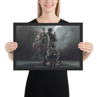 World Of Kaiserreich - USA - Framed Art Print