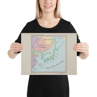 Ruskie Business Maps - The Japanese Empire and Co-Prosperity Sphere- Poster