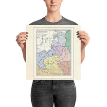 Load image into Gallery viewer, Milites Maps - German Eastern Border - Client States - Poster