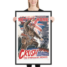 Load image into Gallery viewer, Dominion of Canada Propaganda Poster - Framed - Return Home