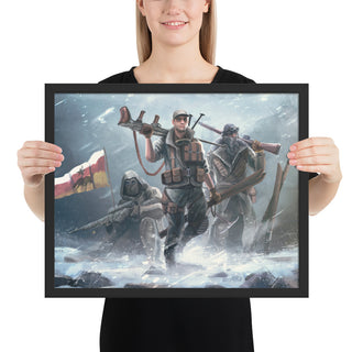 World Of Kaiserreich - Pacific States - Framed Art Print