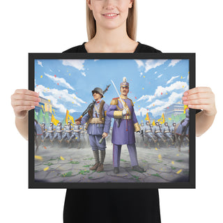 World of Kaiserreich - Qing Empire - Framed Art Print