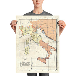 Milites Maps - Pre-Rework Italy - Poster