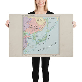 Ruskie Business Maps - The Japanese Empire and Co-Prosperity Sphere- Poster