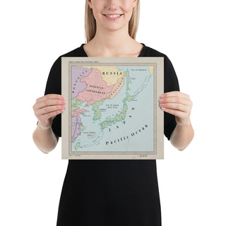 Ruskie Business Maps - The Japanese Empire and Co-Prosperity Sphere- Poster