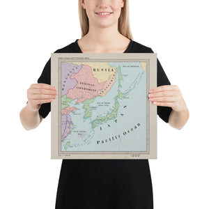Ruskie Business Maps - The Japanese Empire and Co-Prosperity Sphere- Poster