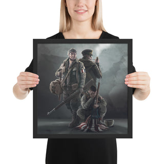 World Of Kaiserreich - USA - Framed Art Print