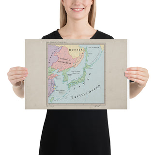 Ruskie Business Maps - The Japanese Empire and Co-Prosperity Sphere- Poster