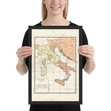 Load image into Gallery viewer, Milites Maps - Pre-Rework Italy - Framed