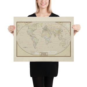 Ruskie Business - Kaiserreich World Map - Poster