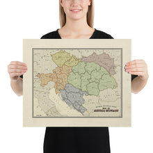 Load image into Gallery viewer, Ruskie Business - Austria-Hungary map - Poster