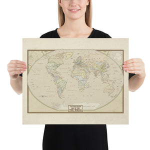 Ruskie Business - Kaiserreich World Map - Poster