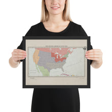 Load image into Gallery viewer, Aidan Maps - The Second American Civil War - Framed