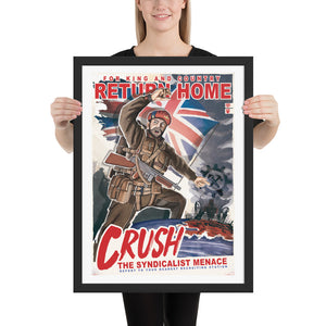 Dominion of Canada Propaganda Poster - Framed - Return Home
