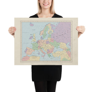 Ruskie Business Europe Map 2021   - Poster (Ruskie Style)