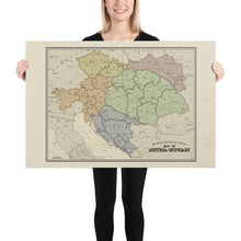 Load image into Gallery viewer, Ruskie Business - Austria-Hungary map - Poster