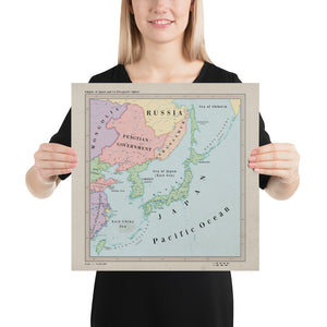 Ruskie Business Maps - The Japanese Empire and Co-Prosperity Sphere- Poster