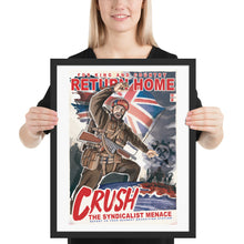 Load image into Gallery viewer, Dominion of Canada Propaganda Poster - Framed - Return Home