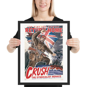 Dominion of Canada Propaganda Poster - Framed - Return Home