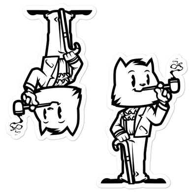 Patreon-Exclusive Stickers: Groomed Cat