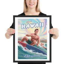 Load image into Gallery viewer, Hawaii Propaganda Poster - Framed - A Taste of Freedom