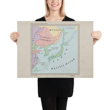 Load image into Gallery viewer, Ruskie Business Maps - The Japanese Empire and Co-Prosperity Sphere- Poster