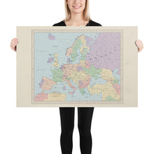 Load image into Gallery viewer, Ruskie Business Europe Map 2021   - Poster (Ruskie Style)