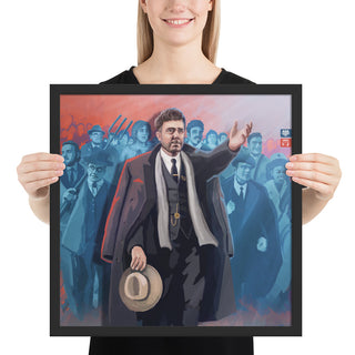 Union State Poster - Every Man a King - Framed