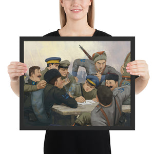World of Kaiserreich - Ukraine - Framed Art Print (UA Red Cross Fundraiser)