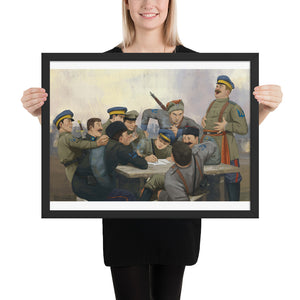 World of Kaiserreich - Ukraine - Framed Art Print (UA Red Cross Fundraiser)