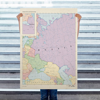 Ruskie Business Maps - Russia & Eastern Europe - Poster